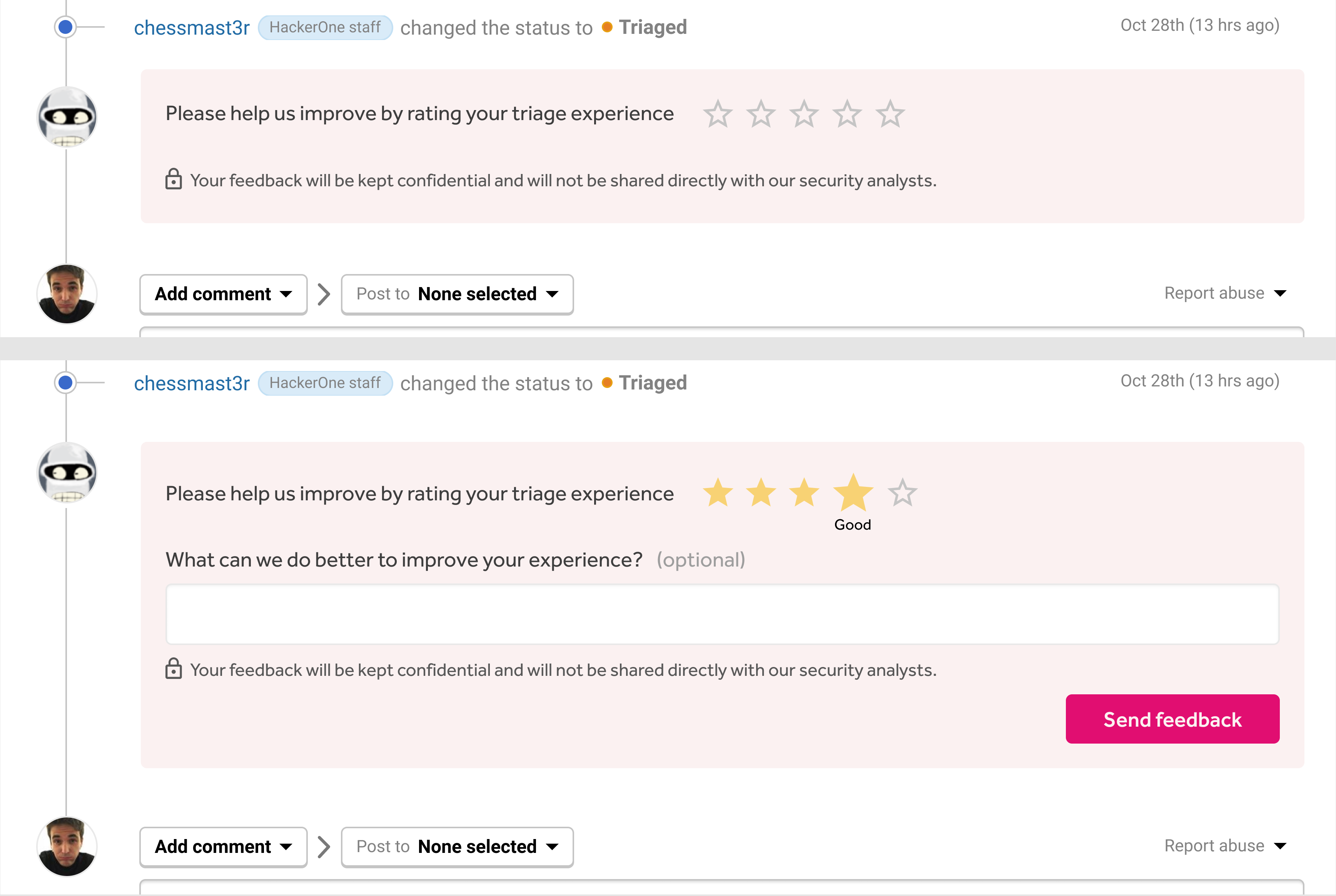 Triage Ratings